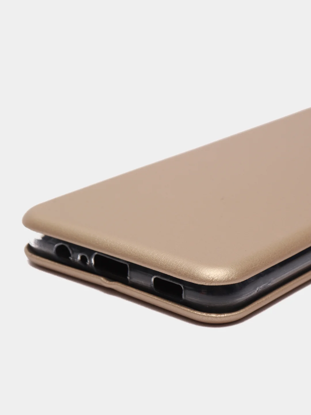 Золотой чехол книжка Samsung Galaxy A12, M12 с функцией подставки Самсунг А12, М12