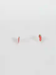 Красный серьги-гвоздики