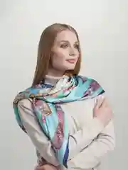 Платок женский с принтом