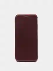 Багровый чехол книжка Xiaomi Redmi Note 9T с функцией подставки