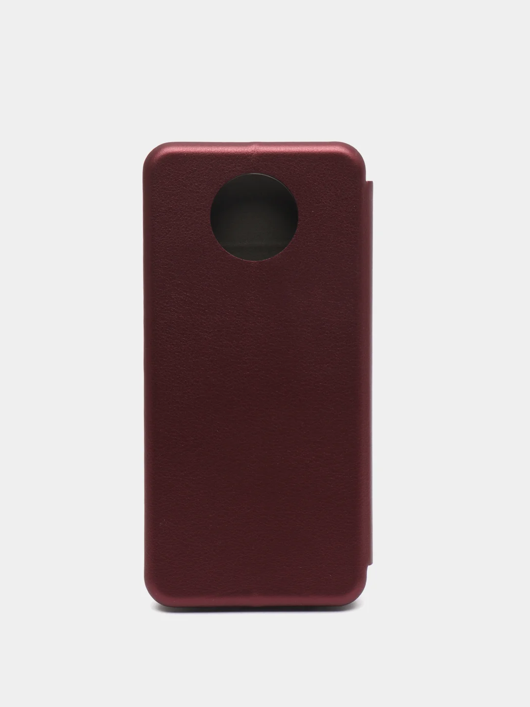 Багровый чехол книжка Xiaomi Redmi Note 9T с функцией подставки