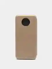 Золотой чехол книжка Xiaomi Redmi Note 9T с функцией подставки