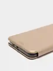 Золотой чехол книжка Xiaomi Redmi Note 9T с функцией подставки