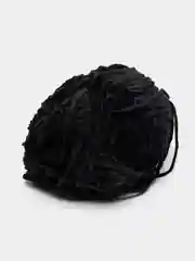 Черный пряжа плюшевая YarnArt Velour, 100 г, 170 м (Пряжа Велюровая)