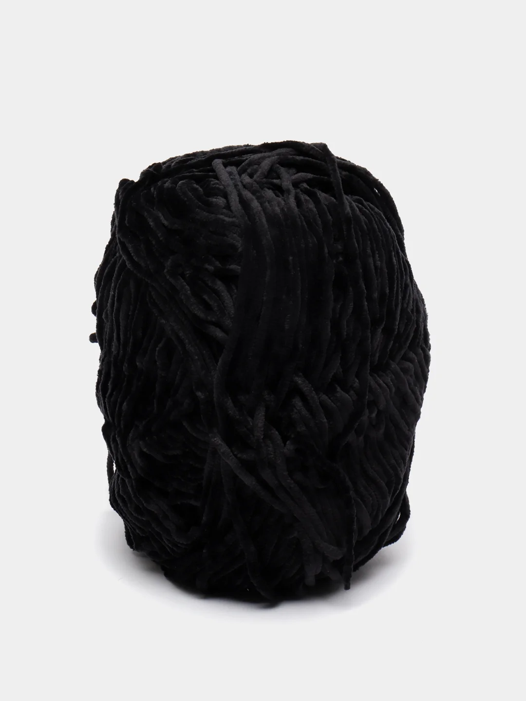 Черный пряжа плюшевая YarnArt Velour, 100 г, 170 м (Пряжа Велюровая)
