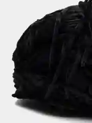 Черный пряжа плюшевая YarnArt Velour, 100 г, 170 м (Пряжа Велюровая)