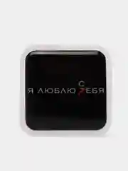 Кораллово-розовый 3d наклейка-стикер на телефон девушка, Скриптонит, love is