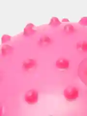 Розовый мячик массажный, d=14 см