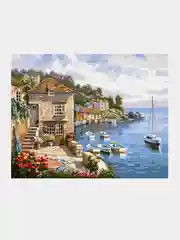 Алмазная мозаика "Залив", без подрамника, 30*40 см
