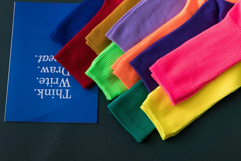 Носки унисекс, цветные, яркие, высокие