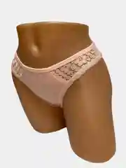 Конфетный трусы женские стринги с кружевом