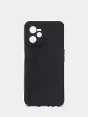 Черный чехол Realme C35 / Реалми C35 черный, силиконовый, матовый