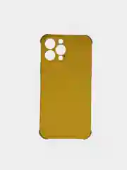 Желтый чехол для IPhone 12/ 12 Pro противоударный резиновый