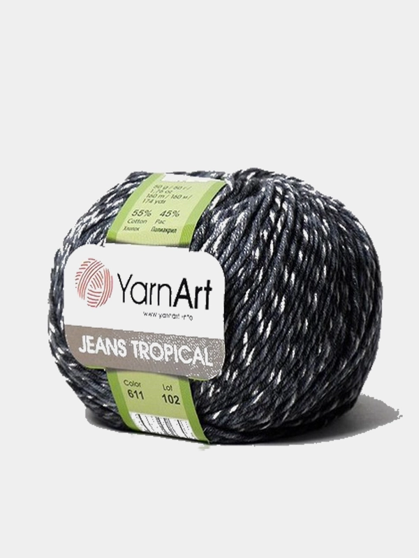 Пряжа YarnArt Jeans Tropical 55% Хлопок 45% Акрил 50г 160м  Ярн Арт Джинс Тропикал