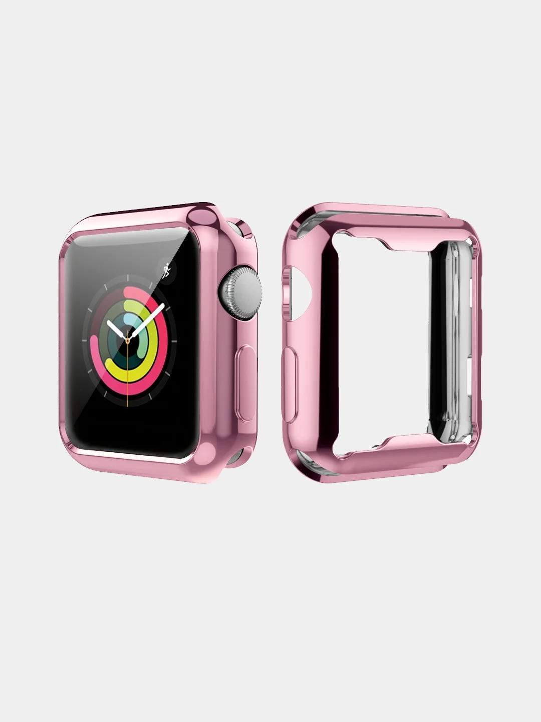 Розовый защитные чехлы для Apple Watch 4 5 6 7 8 SE