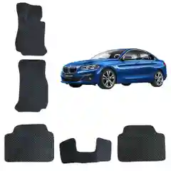 Черный автомобильные EVA-коврики 3D в салон для  BMW 1 (F20) / БМВ 1 (2 поколение)