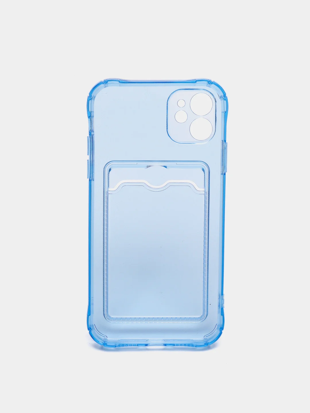 Светло-синий чехол карточница iPhone 11, 12, 12 Pro, 12 Pro Max, 13 Pro, 13 Pro Max, 13 Mini, Honor X8