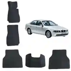 Черный автомобильные EVA-коврики 3D в салон для BMW 5 (E39) / БМВ 5 (4 поколение)