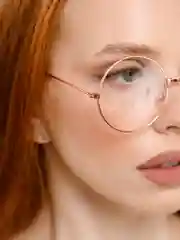 Розовый имиджевые круглые, прозрачные очки MIRSEE, без диоптрий