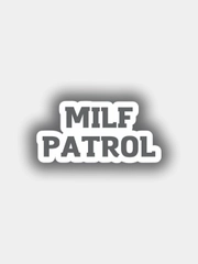 Наклейка на авто "MILF patrol"