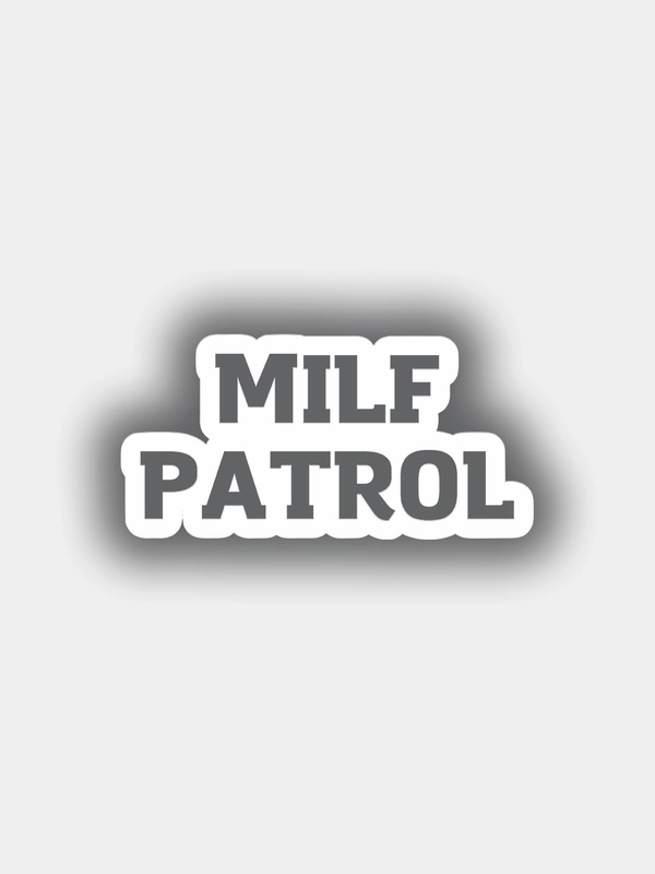 Наклейка на авто "MILF patrol"