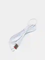 Белый кабель для зарядки DENMEN Lightning