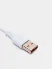 Белый кабель для зарядки DENMEN Lightning
