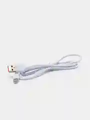 Белый кабель для зарядки DENMEN Lightning