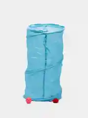 Голубой игровой тоннель, с игрушками, для кошки