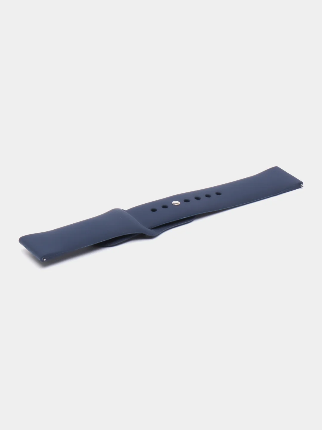 Темно-синий силиконовый ремешок для Xiaomi Amazfit Bip / Huawei / Samsung, 20 мм / 22 мм, с кнопкой