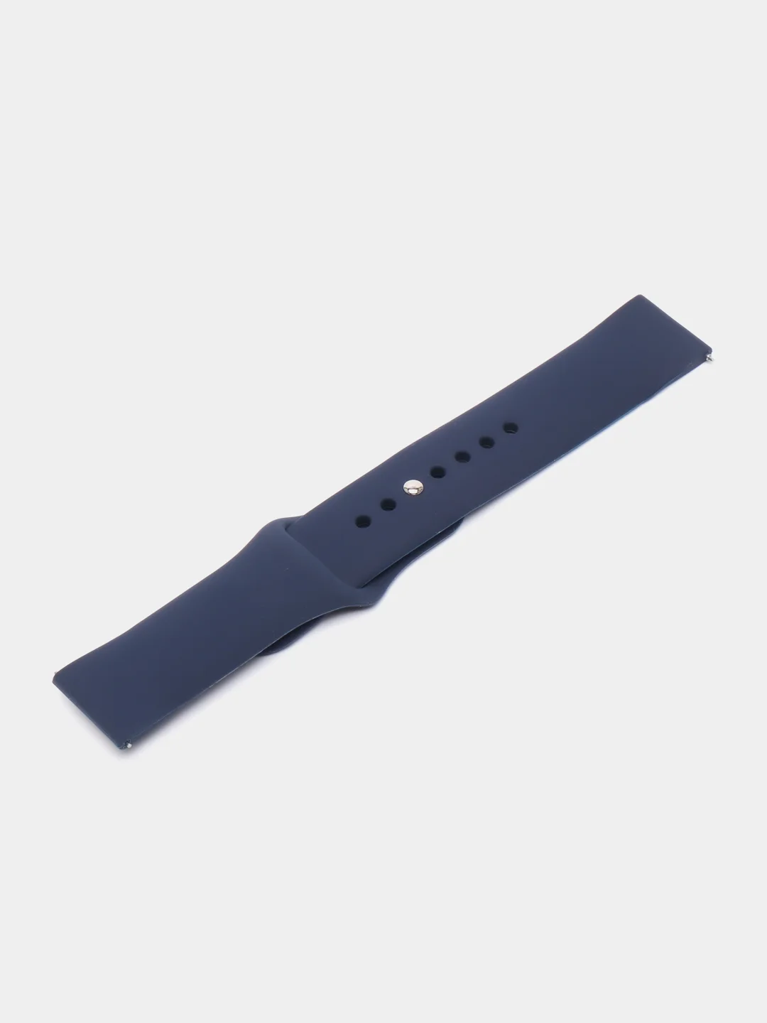 Темно-синий силиконовый ремешок для Xiaomi Amazfit Bip / Huawei / Samsung, 20 мм / 22 мм, с кнопкой