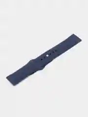Темно-синий силиконовый ремешок для Xiaomi Amazfit Bip / Huawei / Samsung, 20 мм / 22 мм, с кнопкой