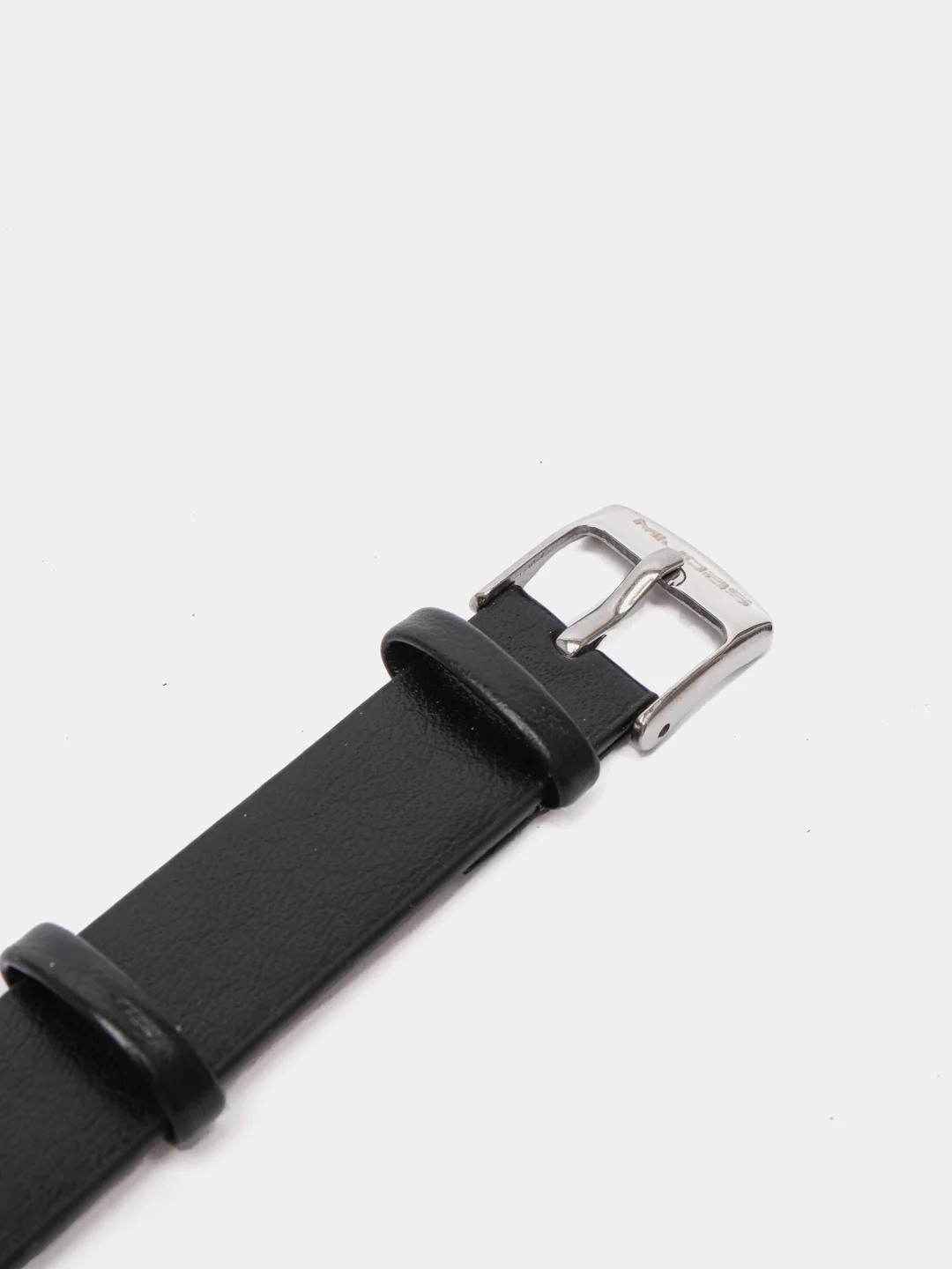 Черный ремешок для Xiaomi Mi band 3, 4, 5, 6 кожаный фитнес браслет