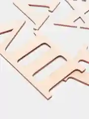 Цифры для часов римские и арабские, из дерева