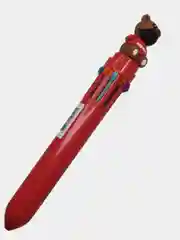 Ручка шариковая многоцветная с детской насадкой, 10 цветов