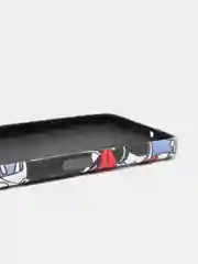 Тёмно-серый чехол для Samsung A12, A32,  A22, M12, M32 с картинкой / рисунком