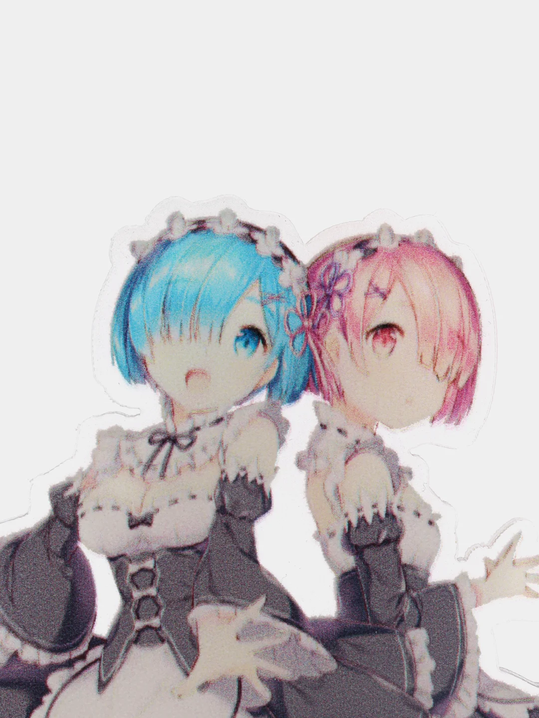 Акриловая 2д фигурка по аниме "Re:Zero. Жизнь с нуля в альтернативном мире"