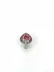 Серебряный брошь Грибочек