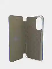 Синий чехол книжка Xiaomi Redmi Note 11 4G, Redmi Note 11S на магните с функцией подставки