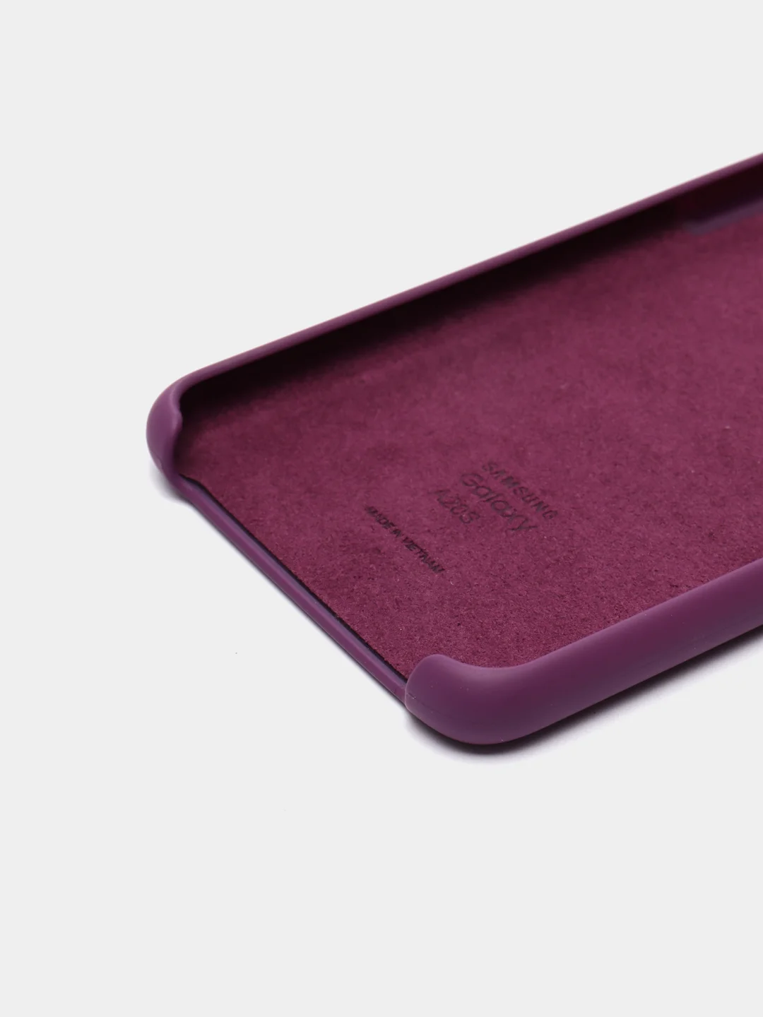 Пурпурный чехол силиконовый Silicone Cover Case для Samsung Galaxy A20S, A60, M40