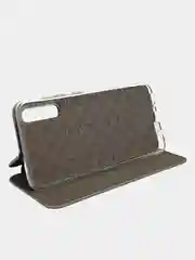 Серебряный чехол книжка Samsung Galaxy A50, A30S, A50S (Самсунг А50, А30С, А50С)
