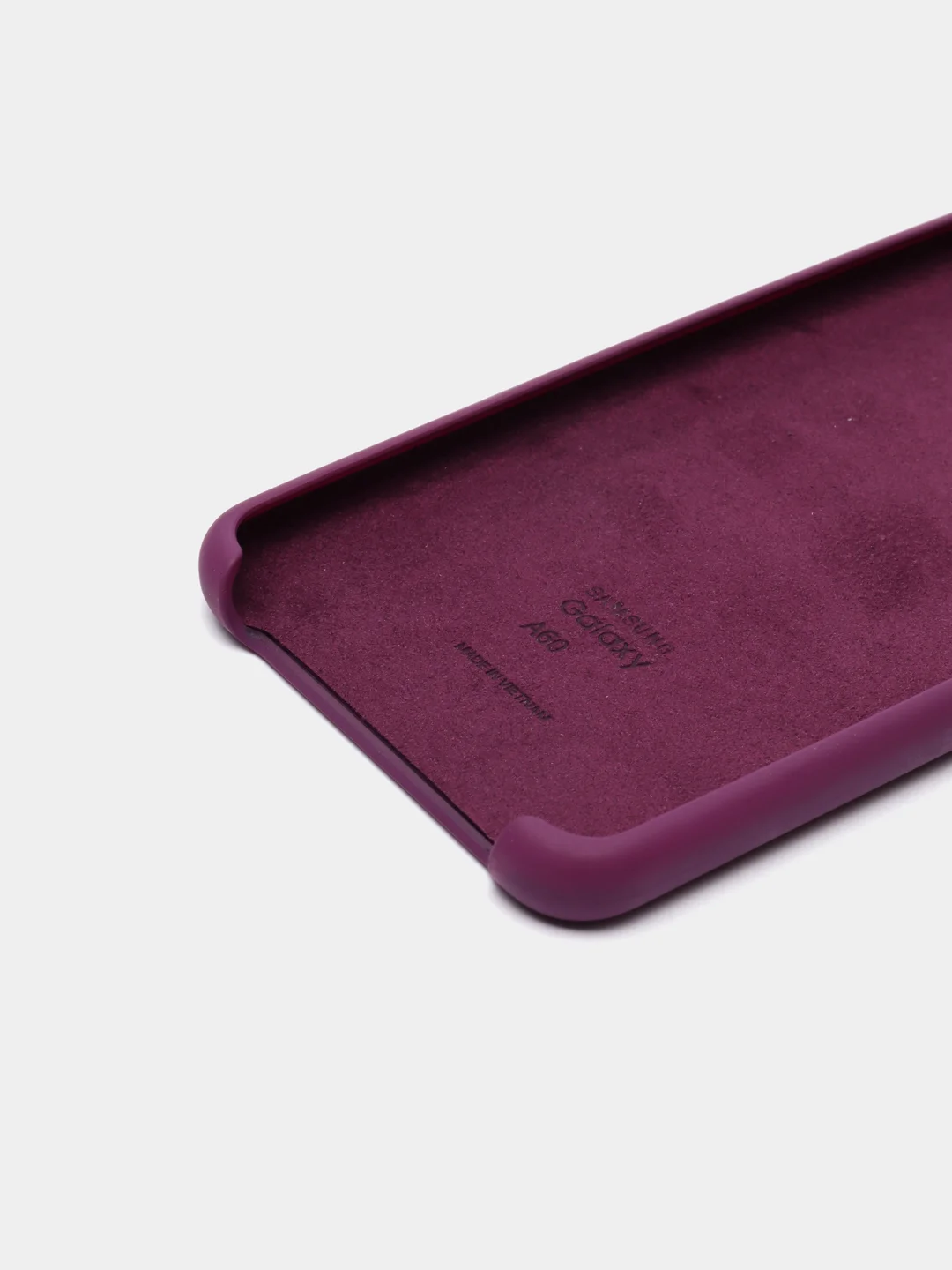 Пурпурный чехол силиконовый Silicone Cover Case для Samsung Galaxy A20S, A60, M40
