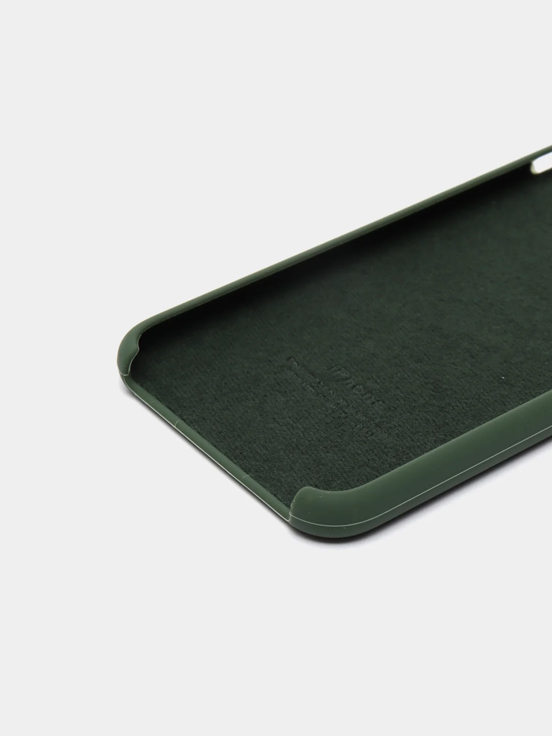 Лесной зеленый чехол Silicone Case для iPhone 7, 8, SE 2020, с открытым низом