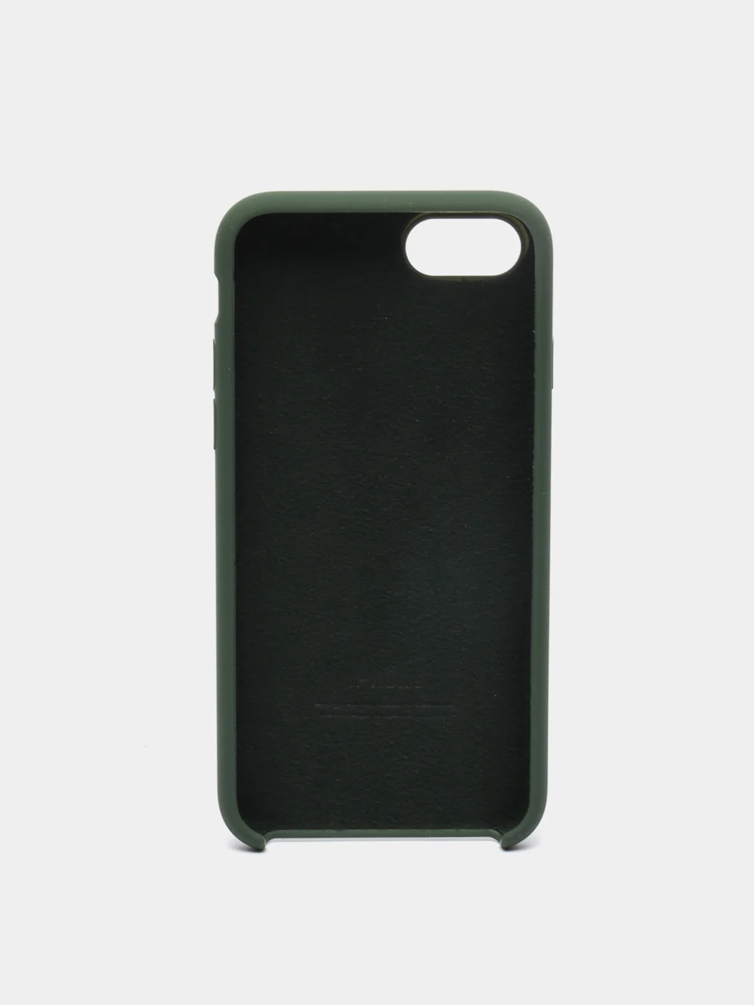 Лесной зеленый чехол Silicone Case для iPhone 7, 8, SE 2020, с открытым низом