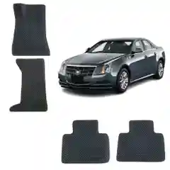 Черный 3-d Автомобильные EVA коврики для CADILLAC STS, 1 поколение