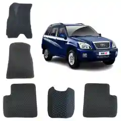 Черный автомобильные EVA-коврики 3D для Chery Tigo 1 поколения