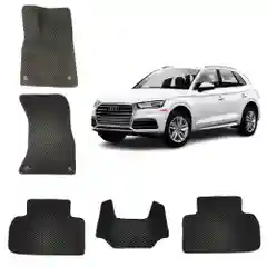 Черный 3-d Автомобильные Eva коврики в салон для Audi Q5 FY /Ауди Ку 5 (2 поколение)
