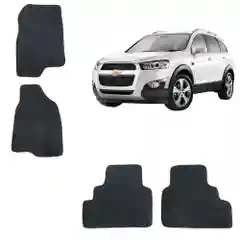 Черный автомобильные 3D-коврики EVA для CHEVROLET CAPTIVA / Шевроле Каптива