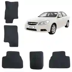 Черный 3-d Автомобильные EVA коврики для Chevrolet Epica / Шеврале Эпика