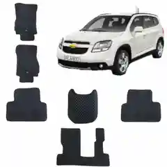 Черный автомобильные 3-D коврики EVA для Chevrolet Orlando / Шевроле Орландо